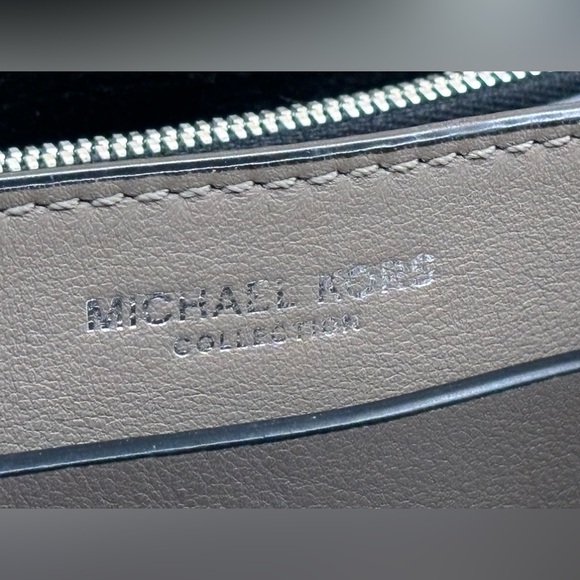 Michael Kors Collection shoulder bag satchel suede/leather black/tan - Picture 5 of 14